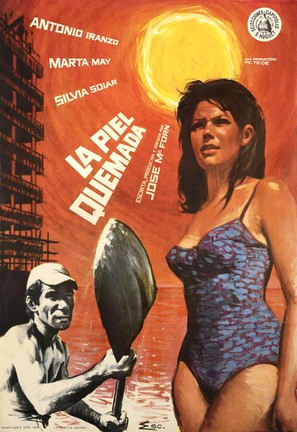 La piel quemada - Spanish Movie Poster (thumbnail)