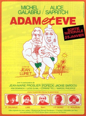 Adam et &Egrave;ve - French Movie Poster (thumbnail)