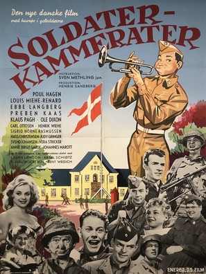 Soldaterkammerater - Danish Movie Poster (thumbnail)