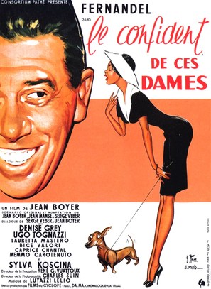 Le confident de ces dames - French Movie Poster (thumbnail)