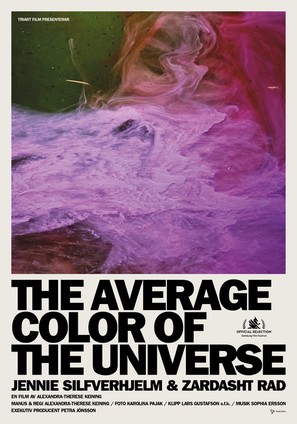 The Average Color of the Universe - Swedish Movie Poster (thumbnail)