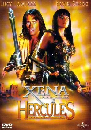 Hercules &amp; Xena: Wizards of the Screen - Brazilian Movie Cover (thumbnail)