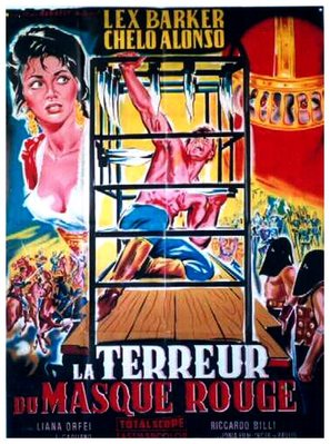 Il terrore della maschera rossa - French Movie Poster (thumbnail)