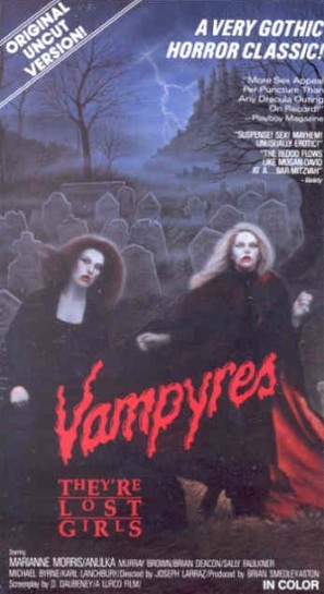 Vampyres - VHS movie cover (thumbnail)