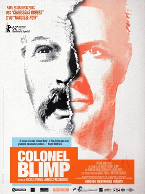 The Life and Death of Colonel Blimp - French Re-release movie poster (thumbnail)