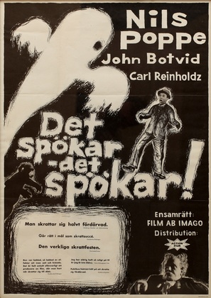 Det sp&ouml;kar - det sp&ouml;kar... - Swedish Movie Poster (thumbnail)