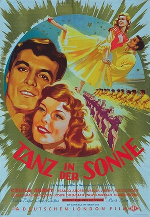 Tanz in der Sonne - German Movie Poster (thumbnail)