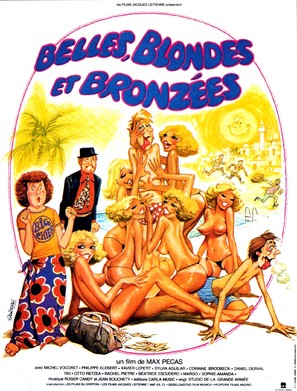 Belles, blondes et bronz&eacute;es - French Movie Poster (thumbnail)