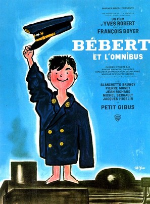 B&eacute;bert et l&#039;omnibus - French Movie Poster (thumbnail)