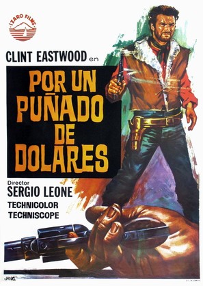 Per un pugno di dollari - Spanish Movie Poster (thumbnail)