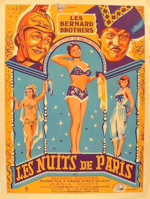Les nuits de Paris - French Movie Poster (thumbnail)