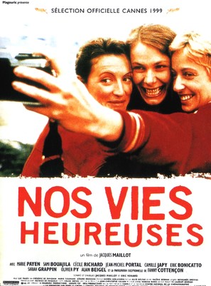 Nos vies heureuses - French Movie Poster (thumbnail)