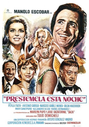 Pr&eacute;stamela esta noche - Spanish Movie Poster (thumbnail)