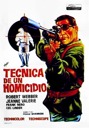 Tecnica di un omicidio - Spanish Movie Poster (thumbnail)