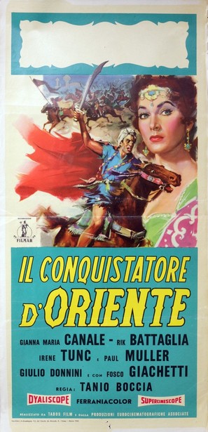 Il conquistatore dell&#039;Oriente - Italian Movie Poster (thumbnail)