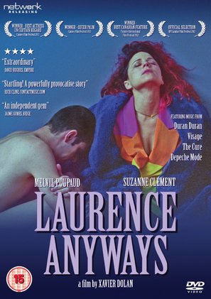 Laurence Anyways - British DVD movie cover (thumbnail)