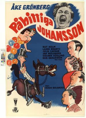 P&aring;hittiga Johansson - Swedish Movie Poster (thumbnail)