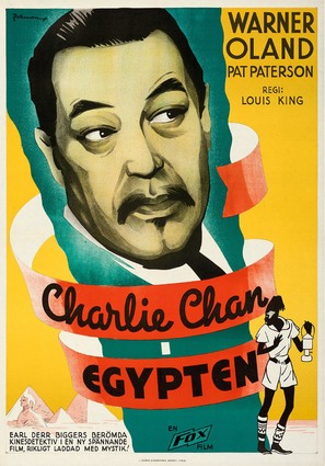 Charlie Chan in Egypt - Swedish Movie Poster (thumbnail)