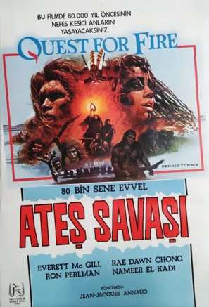 La guerre du feu - Turkish Movie Poster (thumbnail)