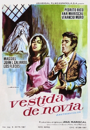 Vestida de novia - Spanish Movie Poster (thumbnail)