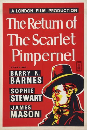Return of the Scarlet Pimpernel - British Re-release movie poster (thumbnail)
