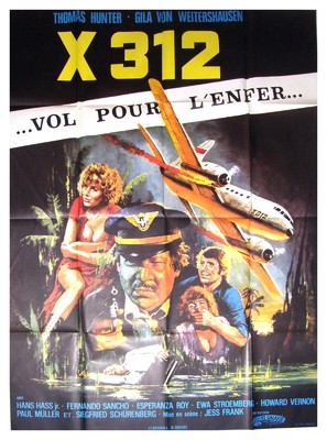 X312 - Flug zur H&ouml;lle - French Movie Poster (thumbnail)