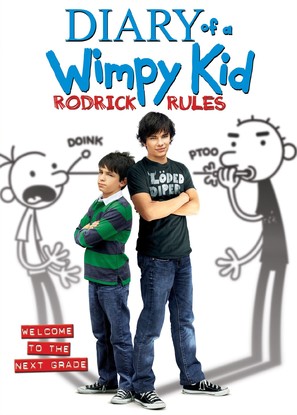 Diary of a Wimpy Kid 2: Rodrick Rules - DVD movie cover (thumbnail)