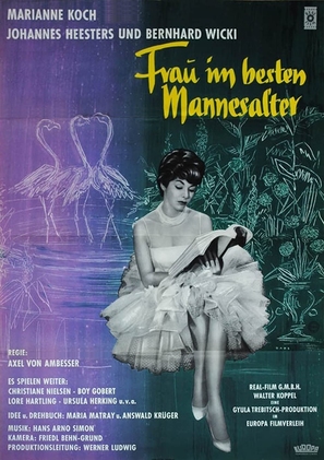 Frau im besten Mannesalter - German Movie Poster (thumbnail)