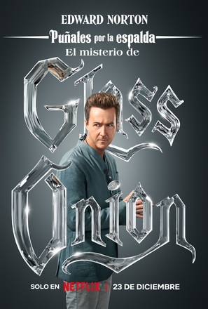 Glass Onion: A Knives Out Mystery - Spanish Movie Poster (thumbnail)