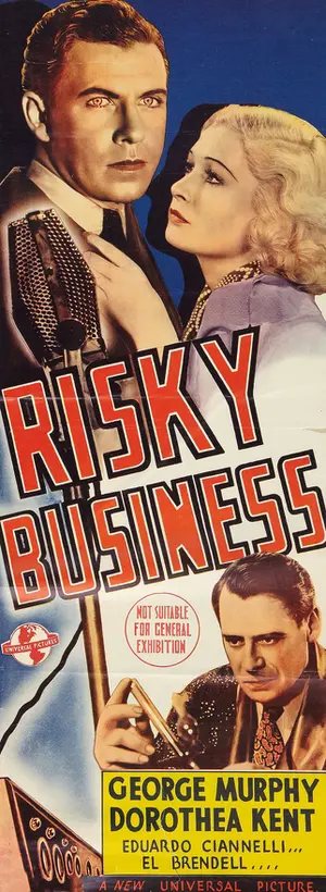 Risky Business (1939) movie posters