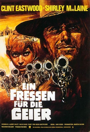 Two Mules for Sister Sara - German Movie Poster (thumbnail)
