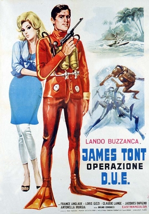 James Tont operazione D.U.E. - Italian Movie Poster (thumbnail)