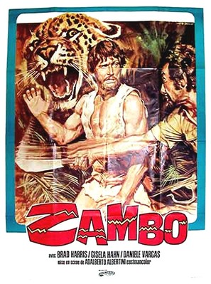 Zambo, il dominatore della foresta - French Movie Poster (thumbnail)