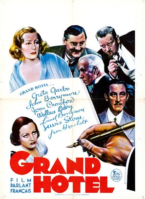 Grand Hotel - Belgian Movie Poster (thumbnail)