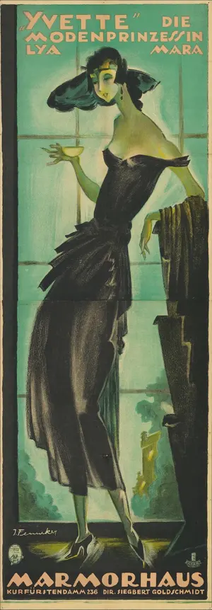 Yvette, die Modeprinzessin Poster