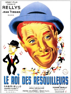 Le roi des resquilleurs - French Movie Poster (thumbnail)