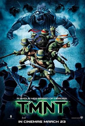 TMNT - British Movie Poster (thumbnail)