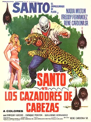 Santo contra los cazadores de cabezas Poster