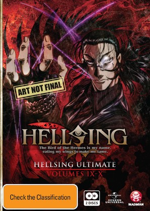 &quot;Hellsing Ultimate OVA Series&quot; - Australian DVD movie cover (thumbnail)