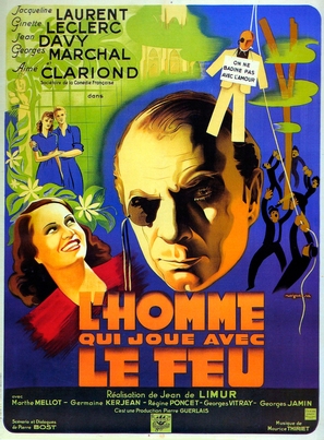 L&#039;homme qui joue avec le feu - French Movie Poster (thumbnail)