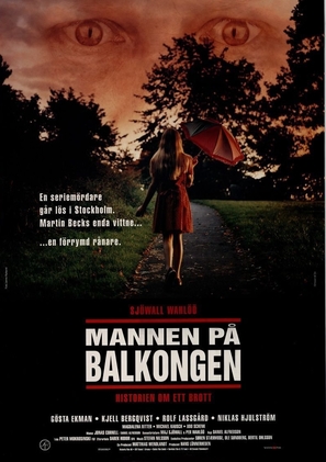 Mannen p&aring; balkongen - Swedish Movie Poster (thumbnail)