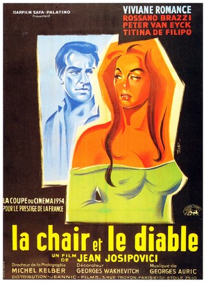 La chair et le diable - French Movie Poster (thumbnail)
