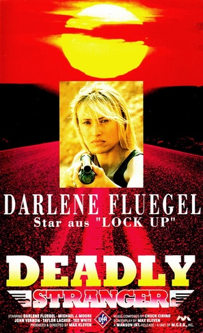 Deadly Stranger - German VHS movie cover (thumbnail)