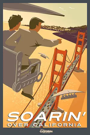 Soarin' Over California Poster