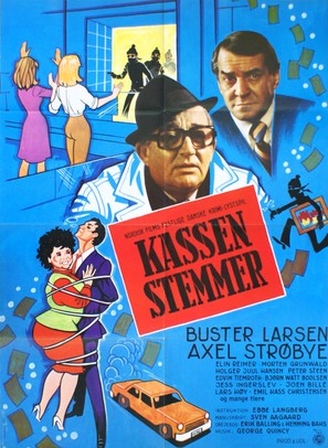 Kassen stemmer - Danish Movie Poster (thumbnail)