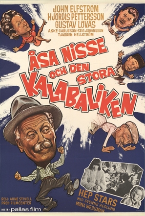 &Aring;sa-Nisse och den stora kalabaliken - Swedish Movie Poster (thumbnail)