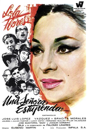 Una se&ntilde;ora estupenda - Spanish Movie Poster (thumbnail)