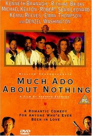 Much Ado About Nothing - British DVD movie cover (thumbnail)