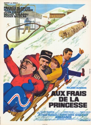 Aux frais de la princesse - French Movie Poster (thumbnail)