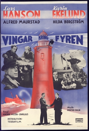 Vingar kring fyren - Swedish Movie Poster (thumbnail)